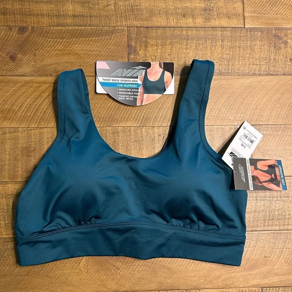 Avia Twist Back Sports Bra - Picture 2 of 6